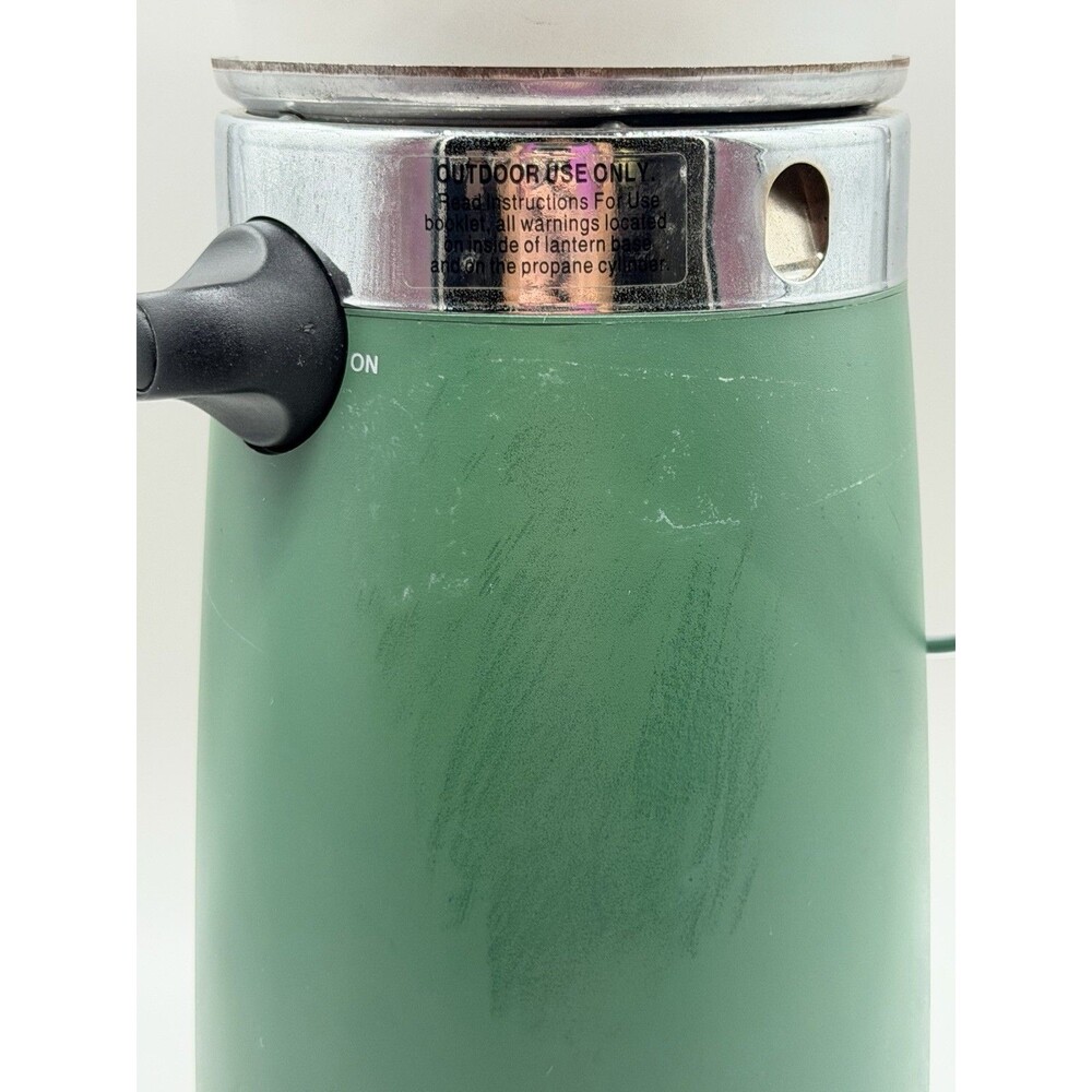 VTG Coleman 5156-750 Electronic Ignition Green Propane Camp Lantern Lighthouse - Picture 15 of 16